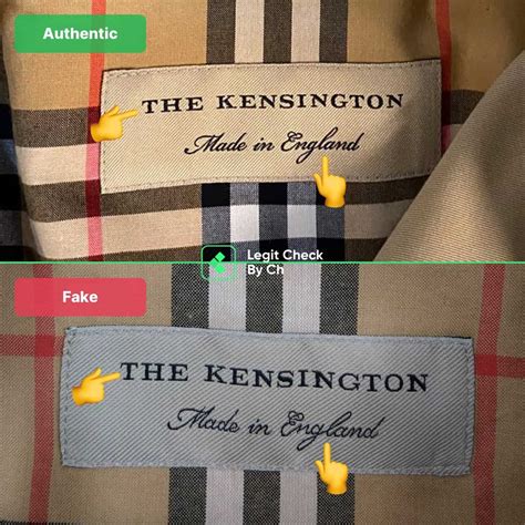 how to spot a fake burberry perfume|burberry trench authenticity check.